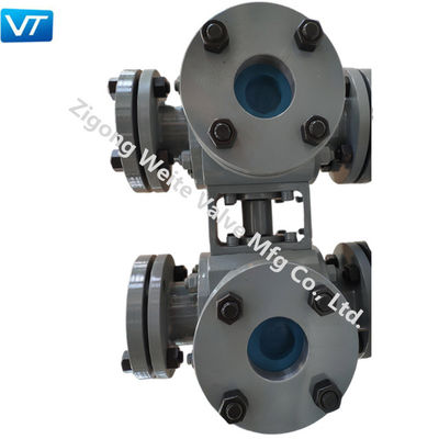 Qualität  VT Natural Gas Pipeline Fast Discharge Quick Shutdown Double Ball Valves usine