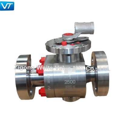 Des Edelstahl-F51 statisches API 6FA API 607 Feuer-Antisafe des Kugelventil-2500LB