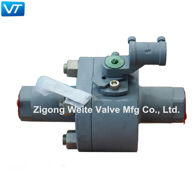 volle Bohrung 300lb und verringerter gebohrter Zoll ASTM A105N des Kugelventil-1x3/4