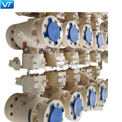 Kugelventil 2&quot; der Schmiedeeisen-Klassen-2500 LF2 Kugelventil-pneumatisches Stellglied