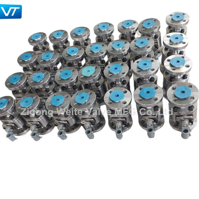 Kleiner 1 Zoll LF2 flanschte Kugelventil der sich hin- und herbewegendes Kugelventil-API6D der Klassen-600